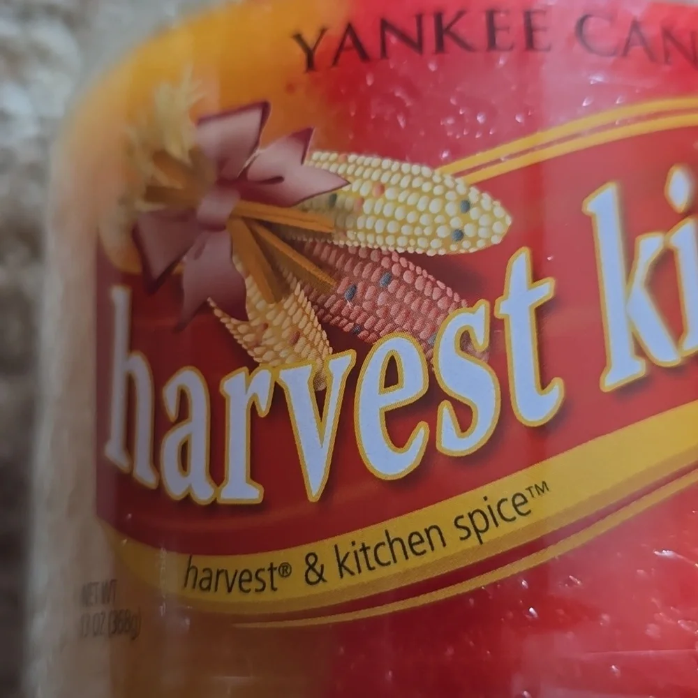 Rare Retired Yankee‎ Candle Harvest Kitchen And Spice 13 Oz Jar